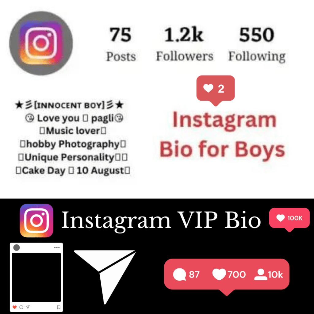 Instagram VIP bio

