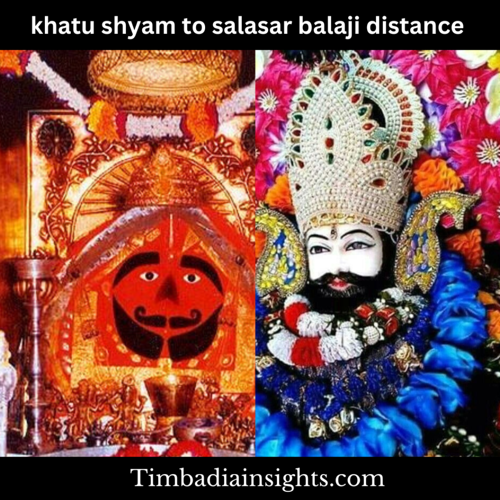 khatu shyam to salasar balaji distance 