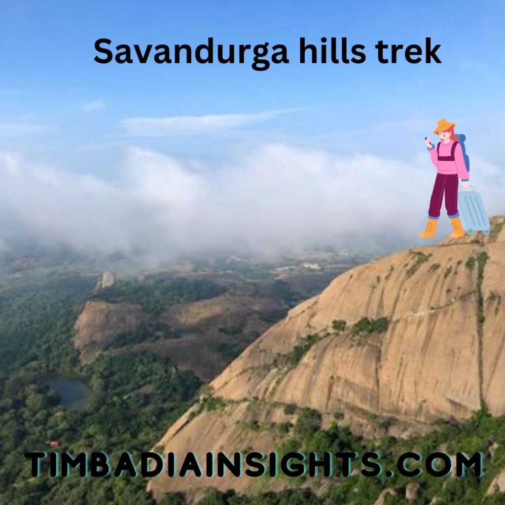 Savandurga hills trek
