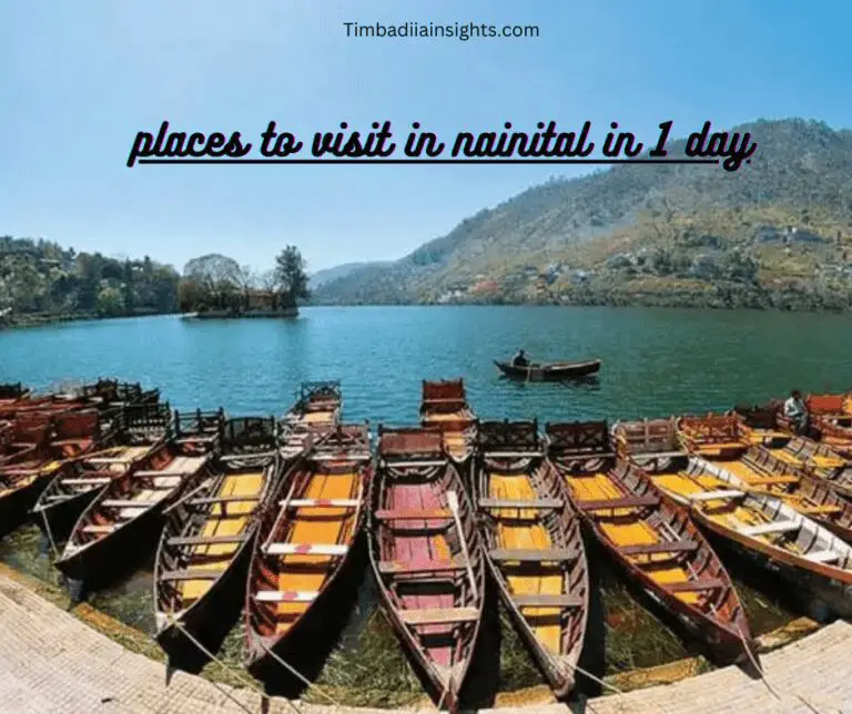 places to visit in nainital in 2 days