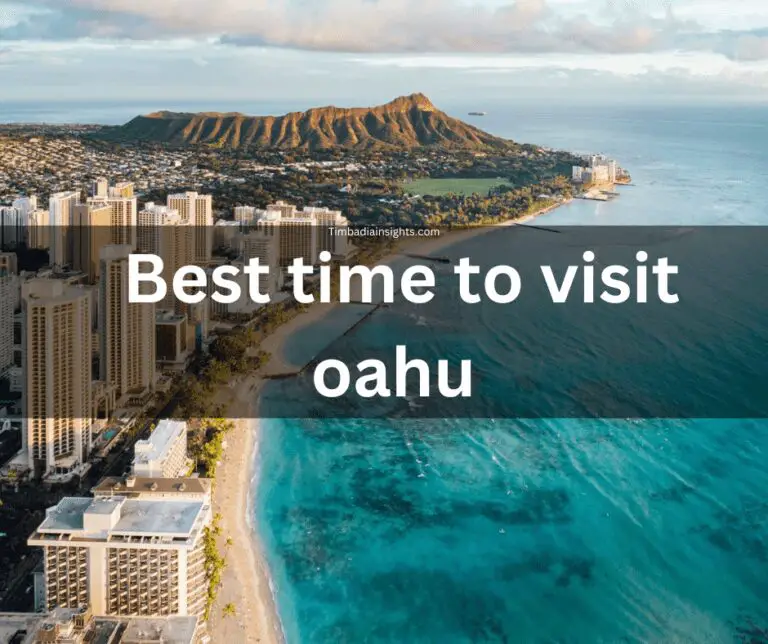 best time to visit oahu