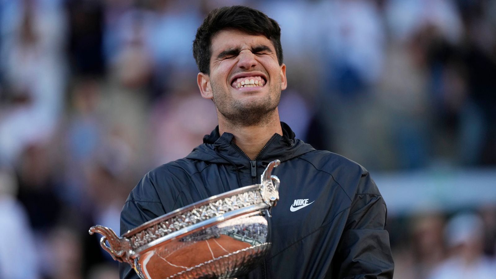 Carlos Alcaraz The Spaniard beats Alexander Zverev to win his first